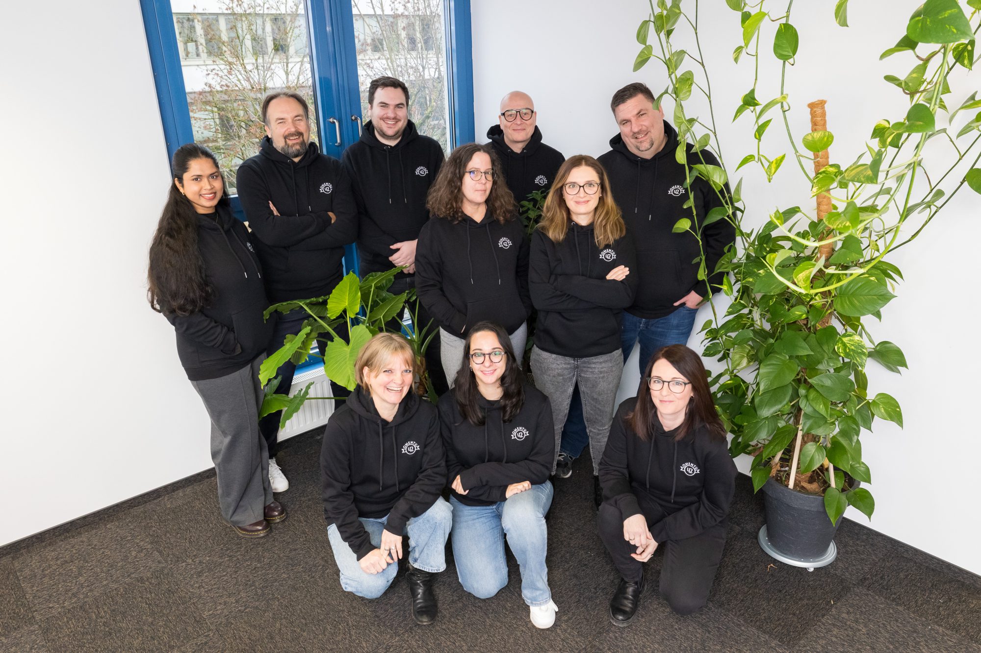 Momentum42 Team an der Arbeit